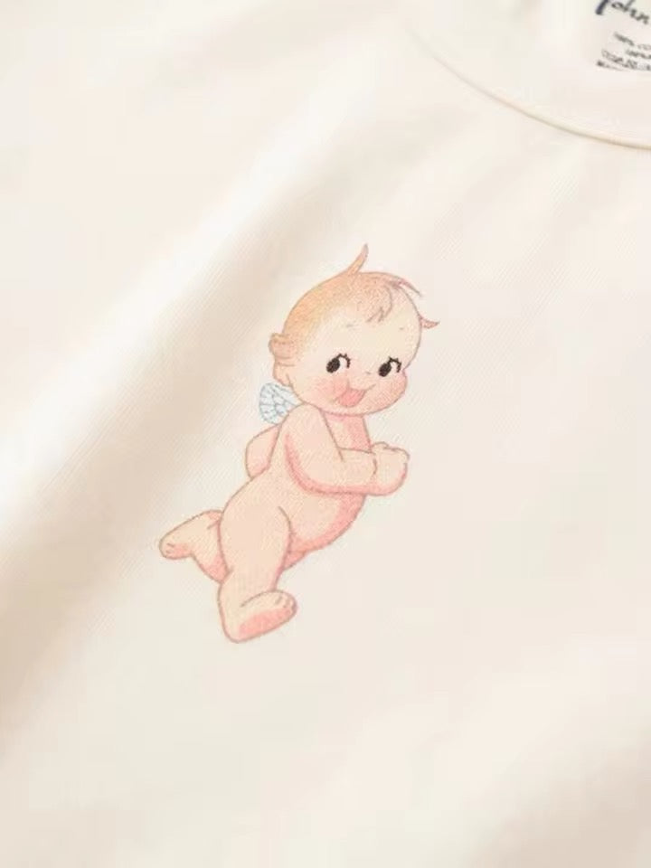 Brandy Kewpie Vintage Cute Cotton Baby Tee