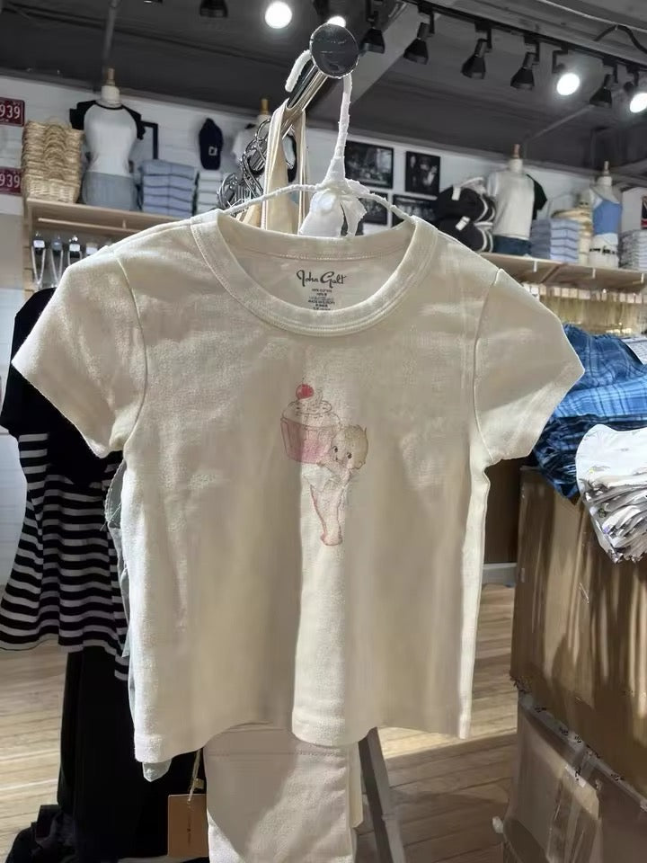Brandy Kewpie Vintage Cute Cotton Baby Tee
