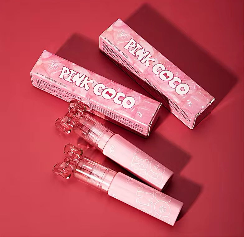 PINK COCO Glass Lip Gloss Glaze Moisturising Non-Stick Lipgloss