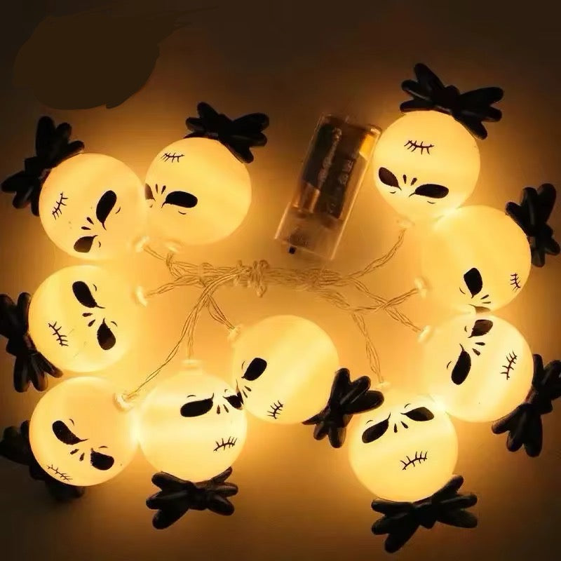 Nightmare Before Christmas Jack Skellington Tim Burton Halloween Decoration Wall LED Fairy Lights