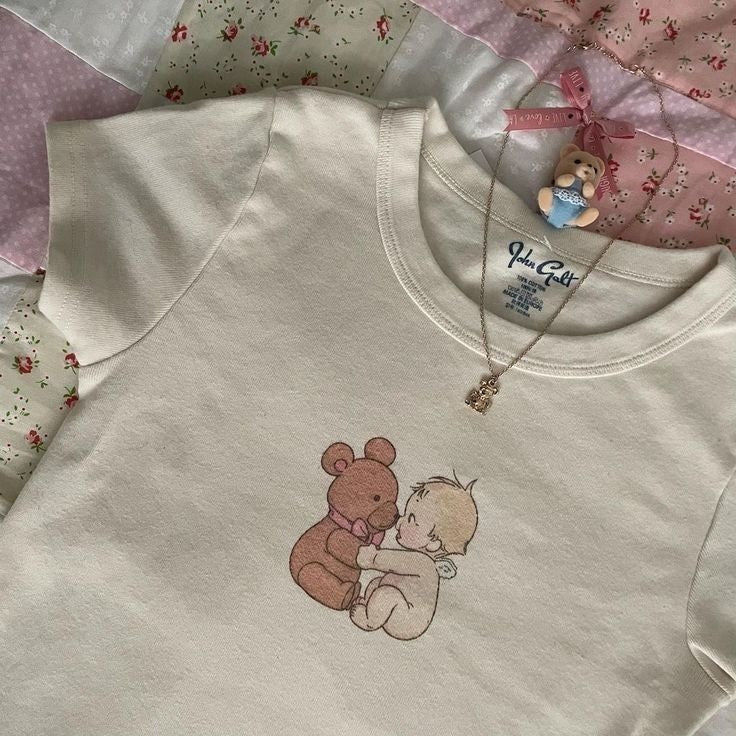 Brandy Kewpie Vintage Cute Cotton Baby Tee