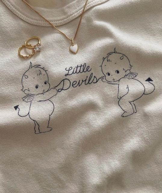 Brandy Kewpie Vintage Cute Cotton Baby Tee