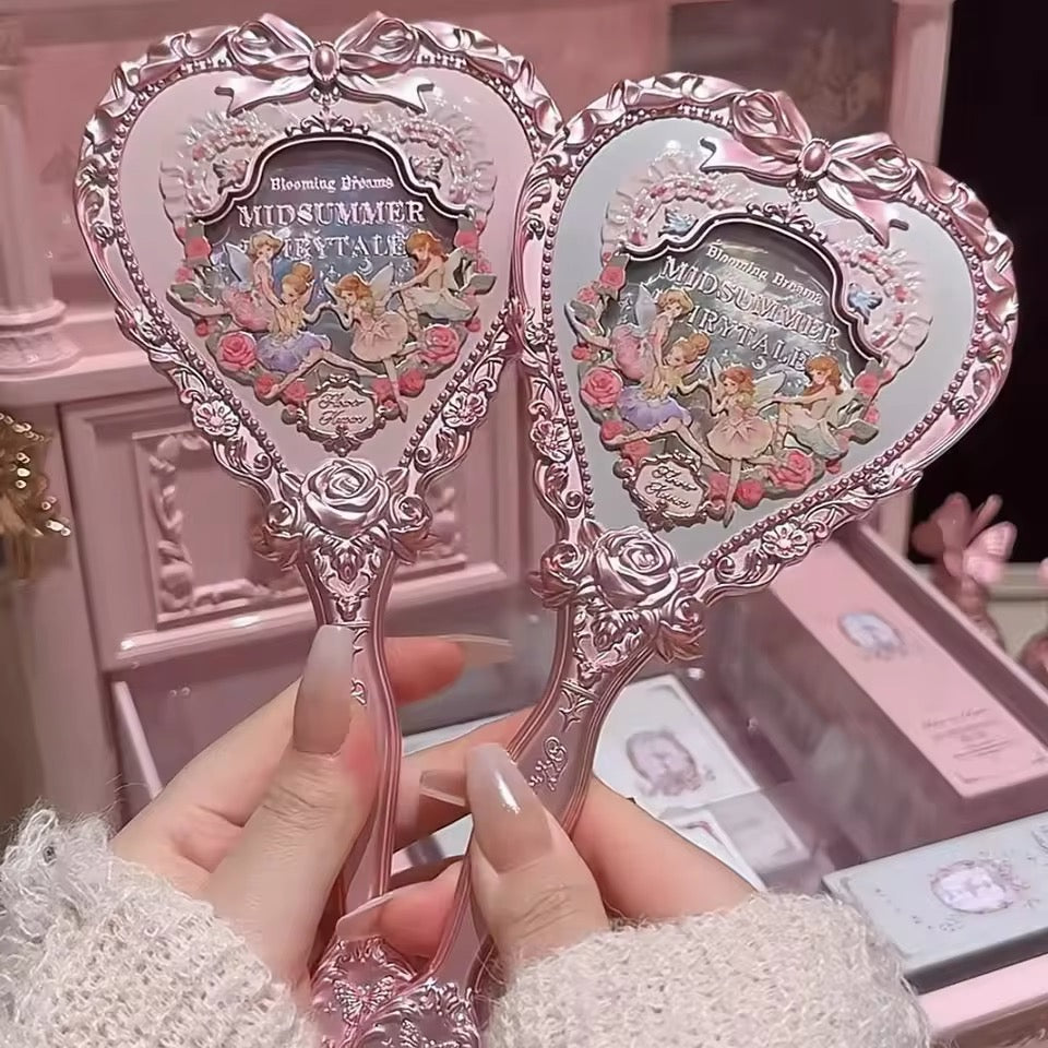 Flower Knows Midsummer Fairytales Embossed Fairy Coquette Hand Held Mirror