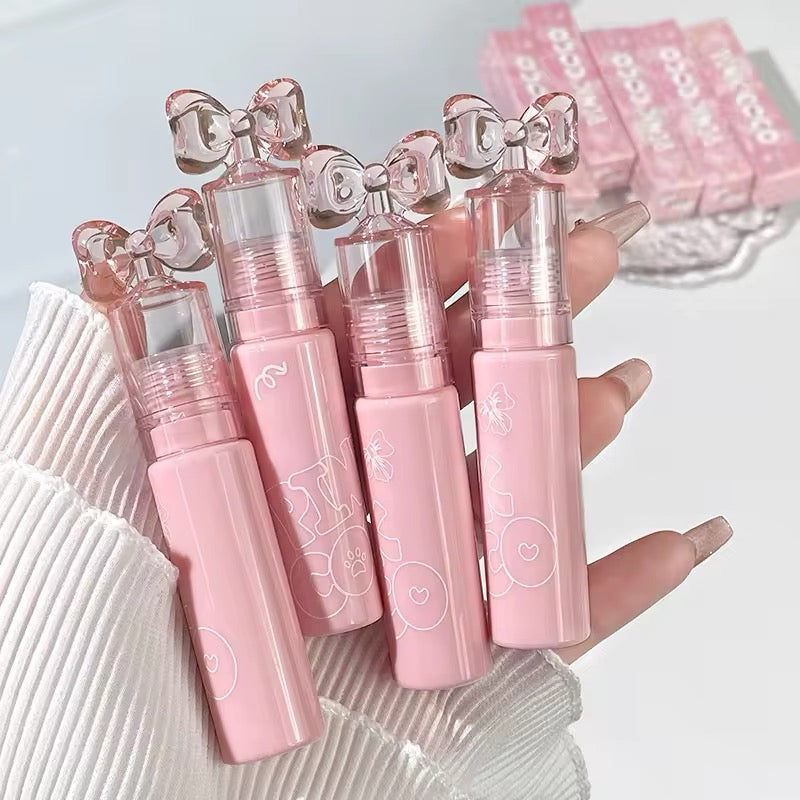 PINK COCO Glass Lip Gloss Glaze Moisturising Non-Stick Lipgloss