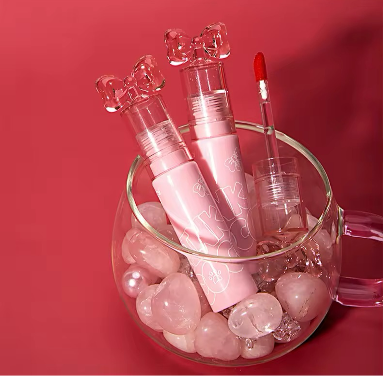 PINK COCO Glass Lip Gloss Glaze Moisturising Non-Stick Lipgloss
