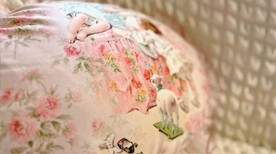 French Rococo Antique Doll Princess Ruffle Hem Luxury Pillows