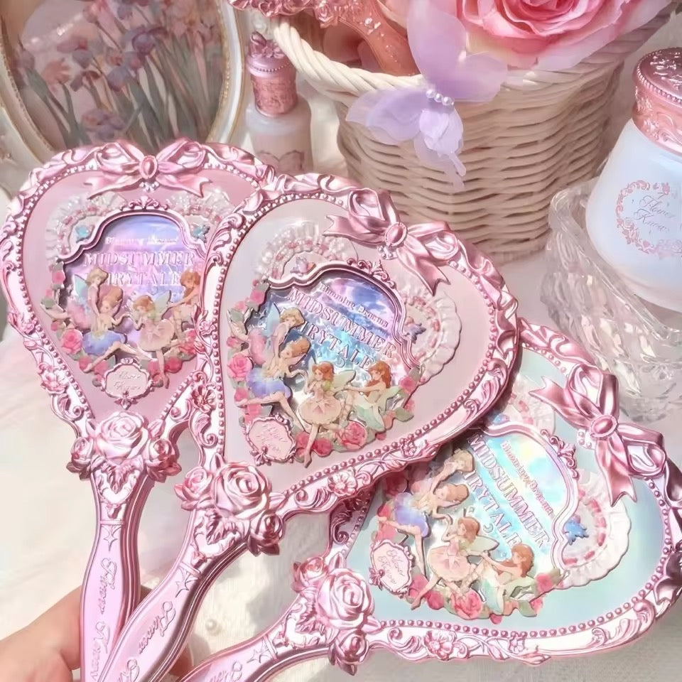 Flower Knows Midsummer Fairytales Embossed Fairy Coquette Hand Held Mirror