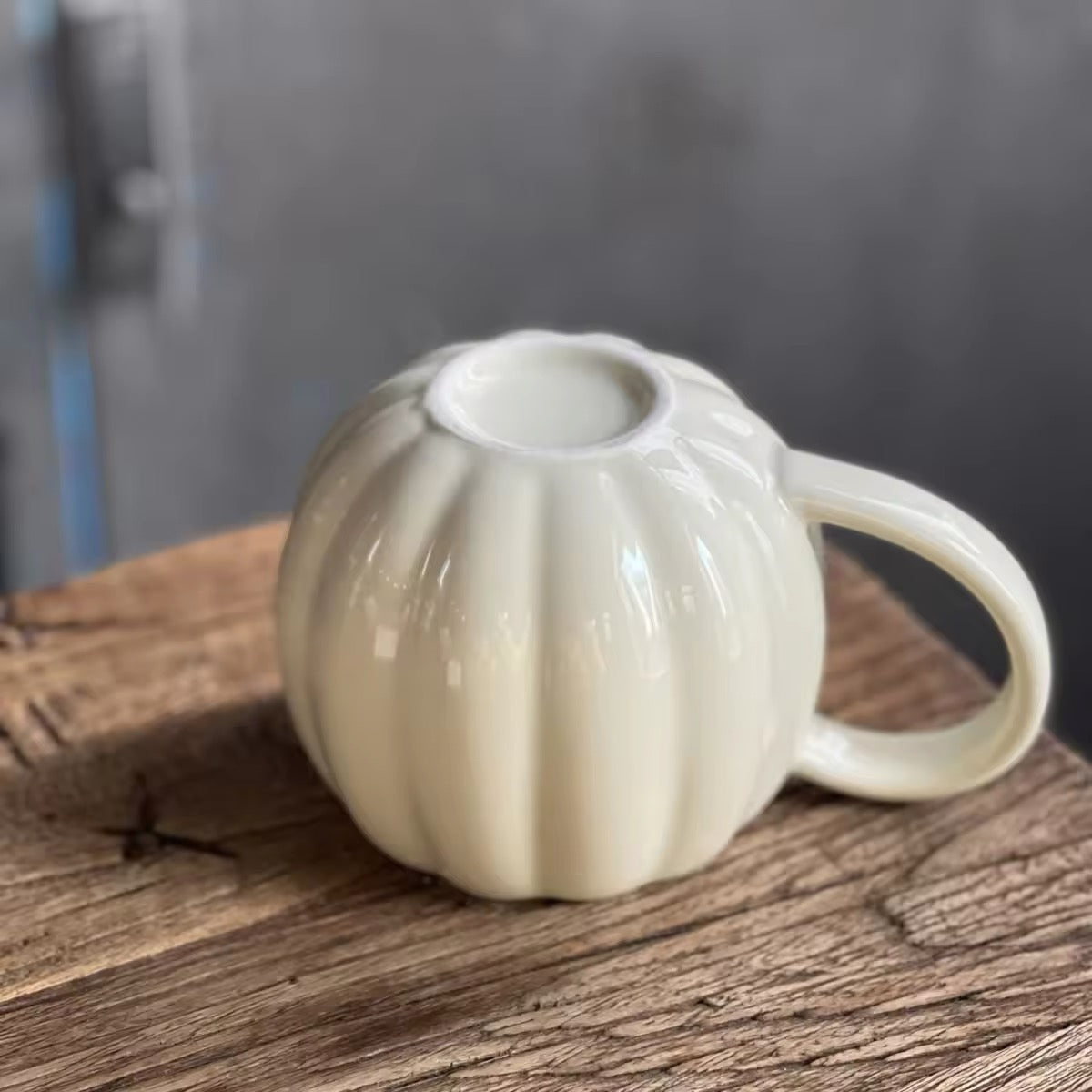 Autumn/Fall Pumpkin Large Ceramic Handmade Mug Decor