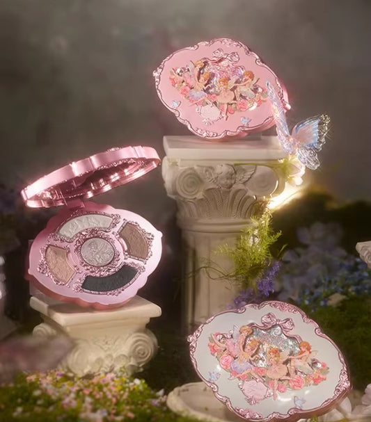 Flower Knows Midsummer Fairytales Embossed Five-Color Makeup Palette Renaissance Fairy Coquette Eyeshadow