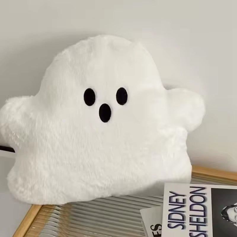 Adorable Ghost Halloween Fluffy 3D Soft Decorative Cushion