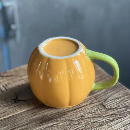 Autumn/Fall Pumpkin Large Ceramic Handmade Mug Decor