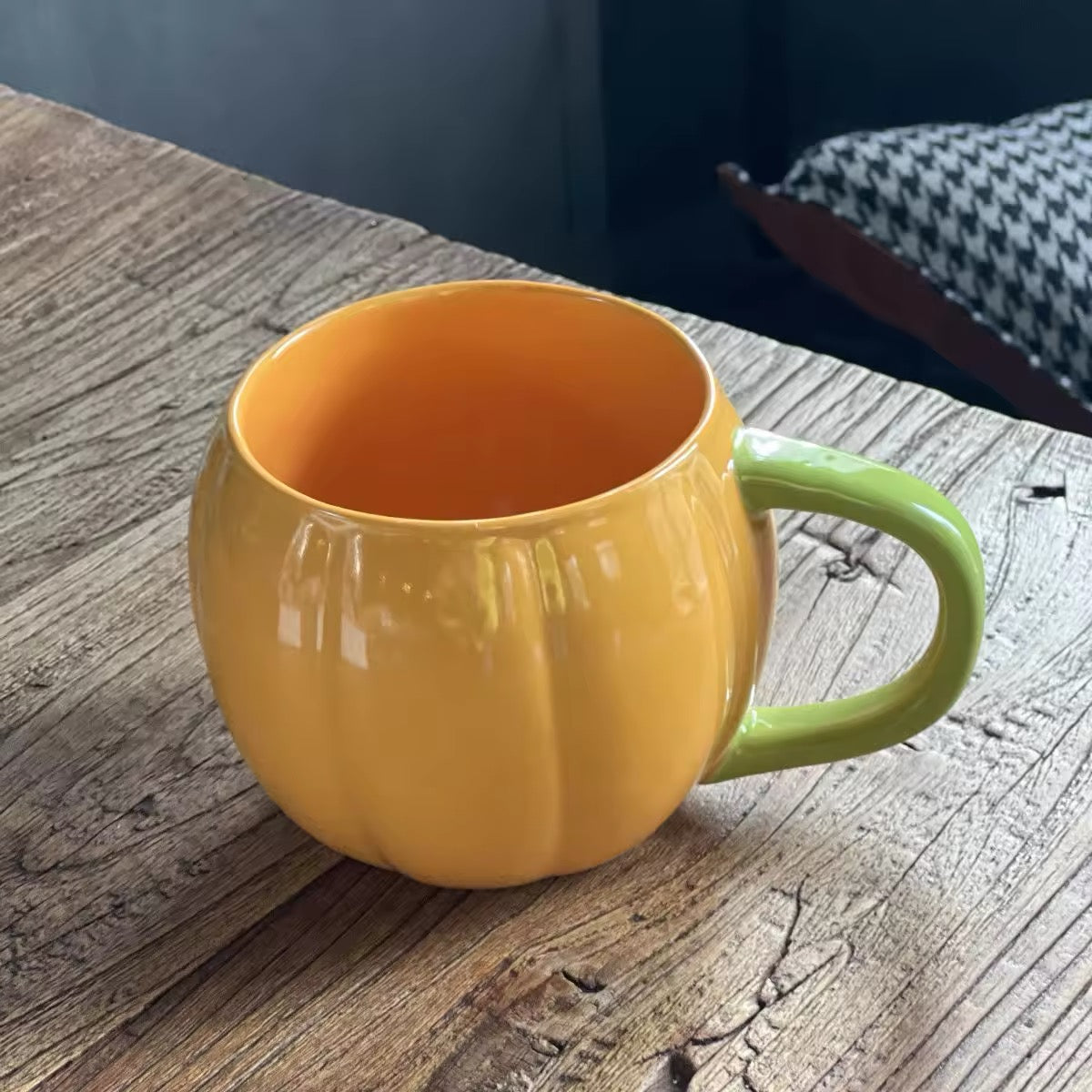 Autumn/Fall Pumpkin Large Ceramic Handmade Mug Decor
