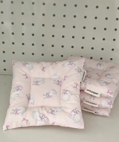 Pink Pepper Handmade Cute Insulating Mat Pillow for Bowls and Mugs