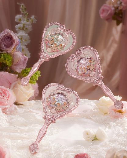 Flower Knows Midsummer Fairytales Embossed Fairy Coquette Hand Held Mirror