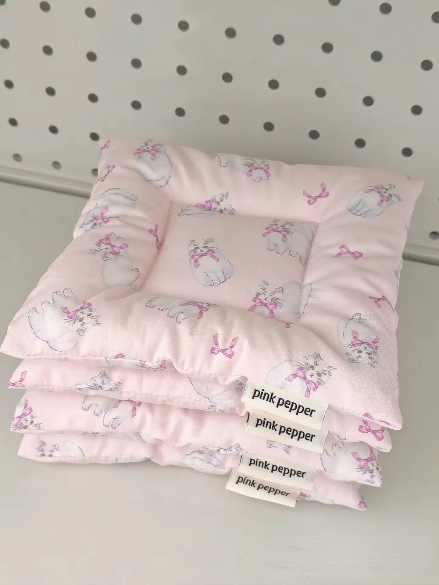 Pink Pepper Handmade Cute Insulating Mat Pillow for Bowls and Mugs