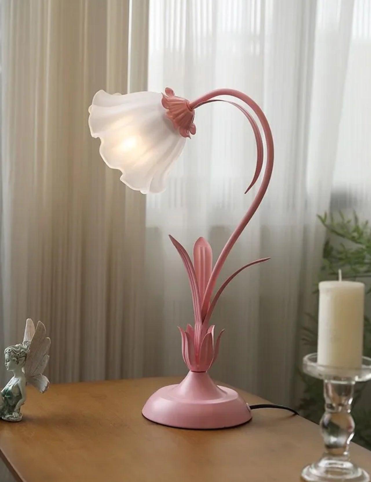 Tink Series Magical Fairy Flower Tabletop Lamp