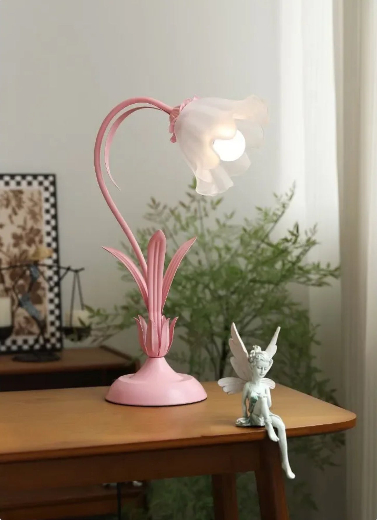 Tink Series Magical Fairy Flower Tabletop Lamp